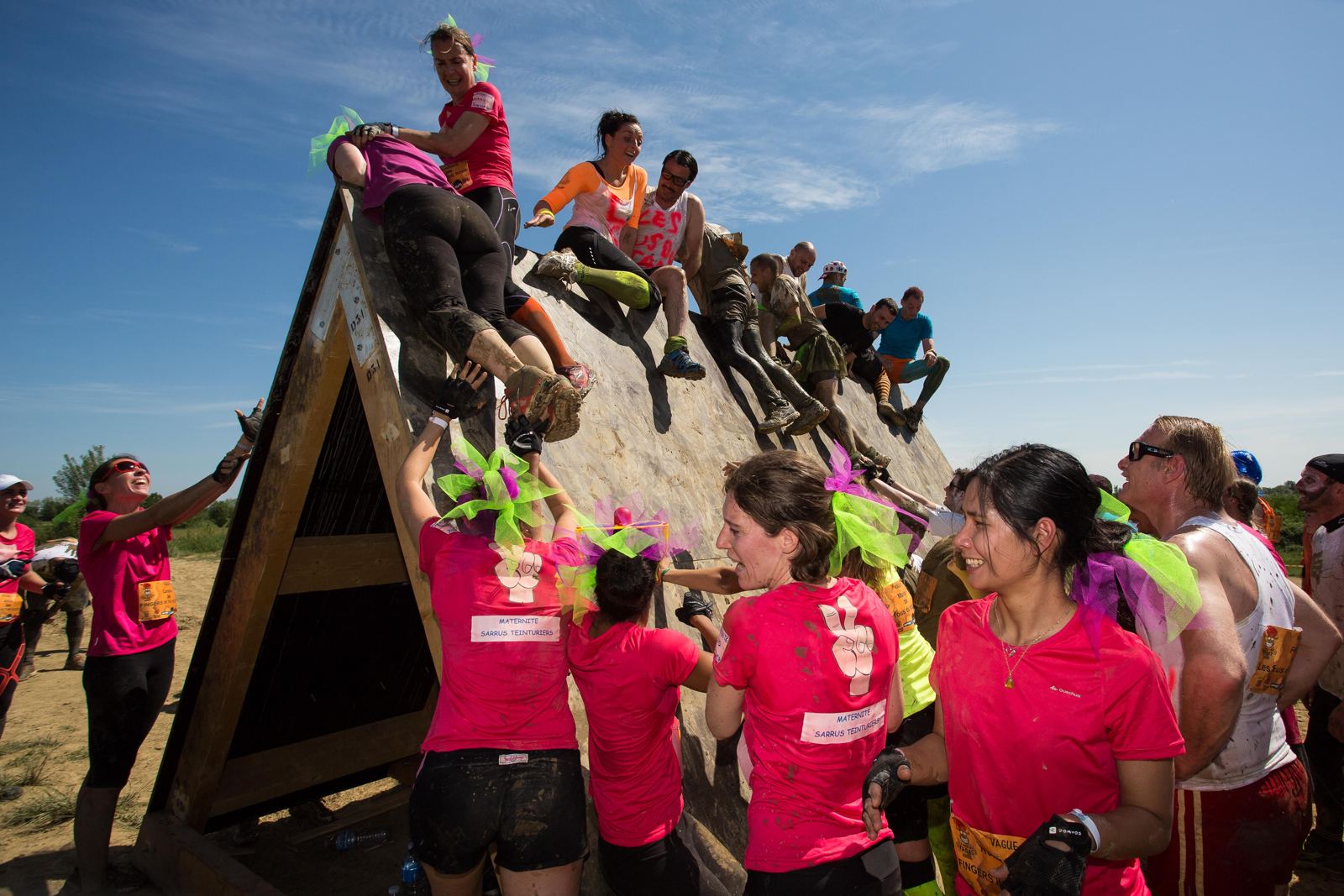 Participants de La Ruée des Fadas en action, photo 2