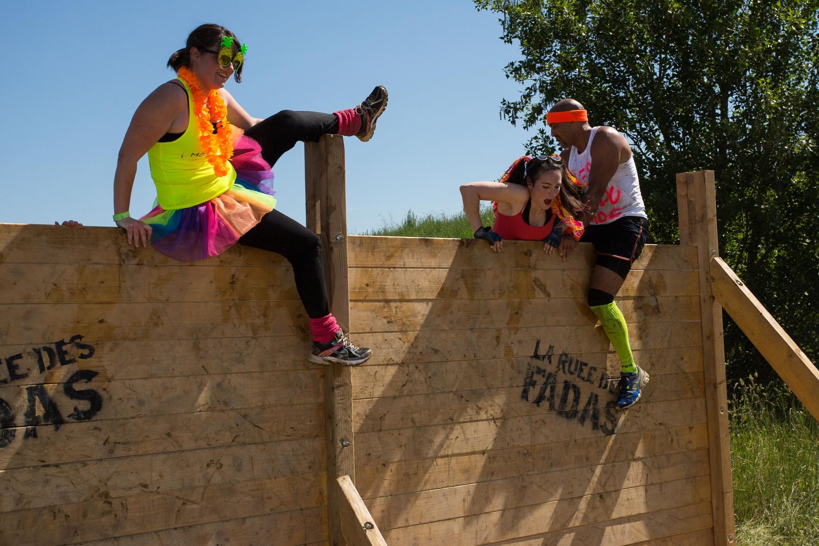 Participants de La Ruée des Fadas en action, photo 2