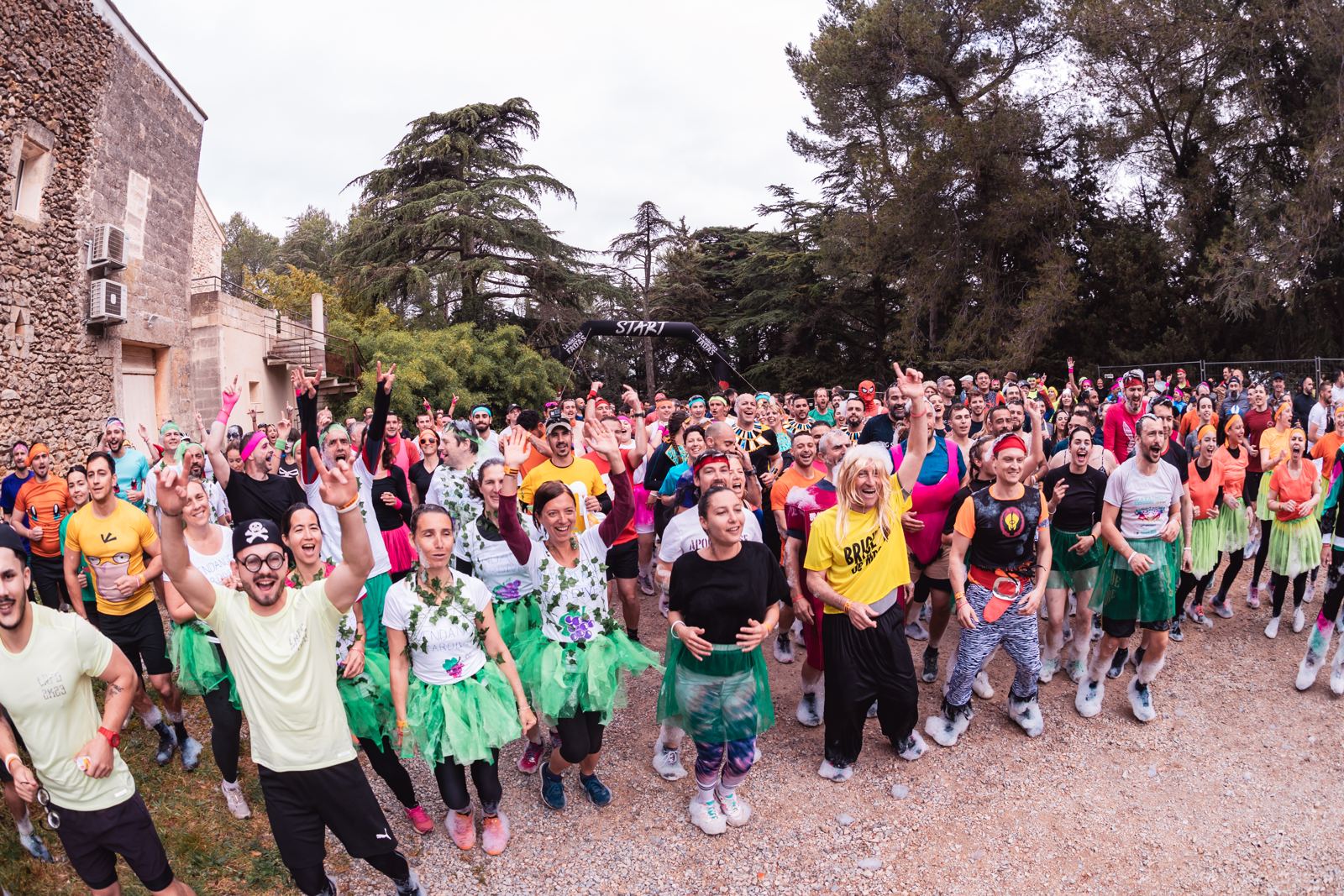 Participants de La Ruée des Fadas en action, photo 1